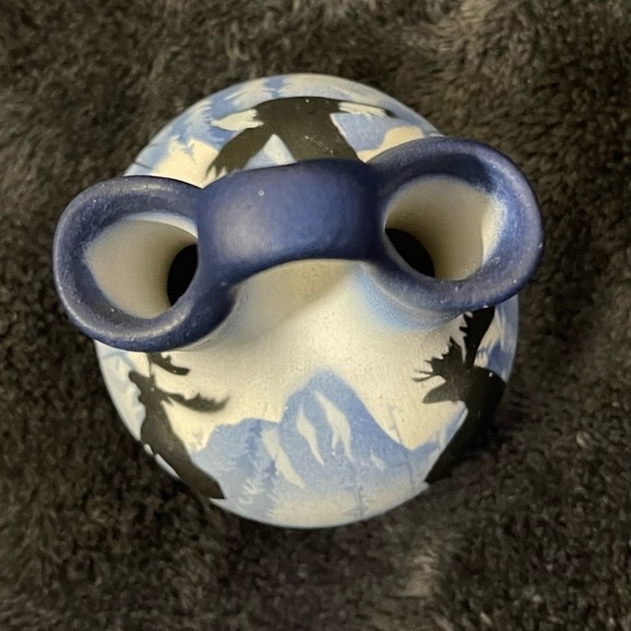 Blue Wedding Pottery American Heritage Collection signed stamped RW Adam… - Picture 5 of 7